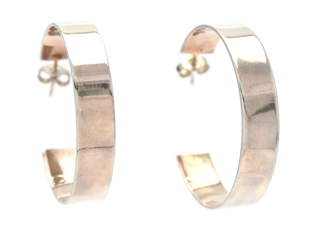 ÖRHÄNGEN, sterlingsilver, Lense Andell, stift, höjd 39 mm, vikt 16,5 g. — Smycken/Örhängen — Kaplans