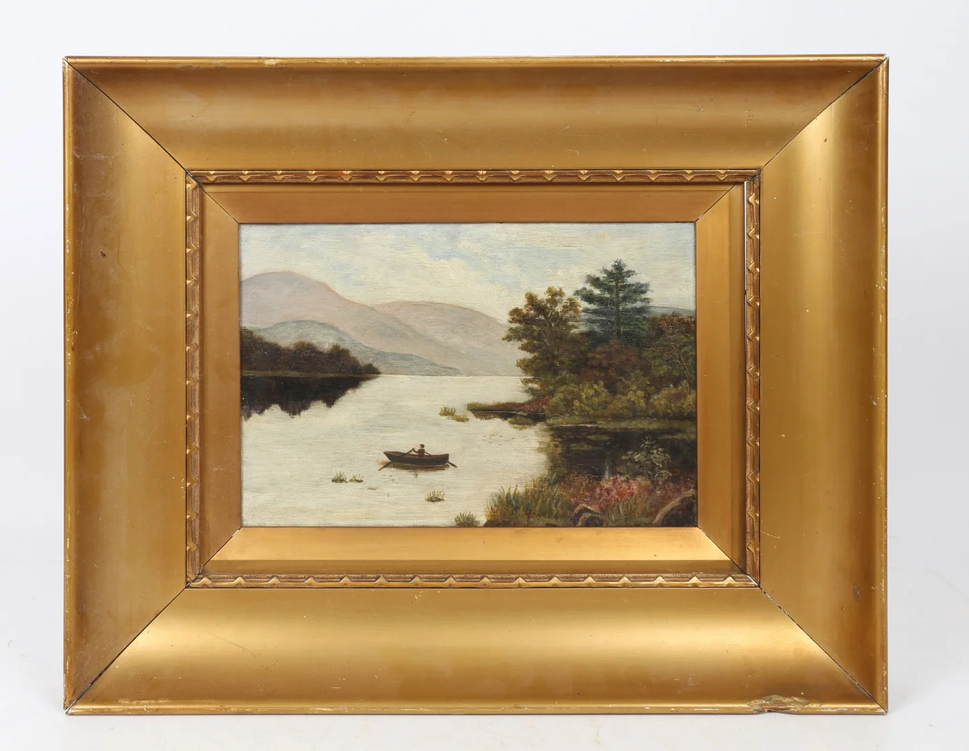 19TH CENTURY BRITISH SCHOOL, J.MONCUR? LANDSCAPE SCENE. — Paintings — Bishop & Miller