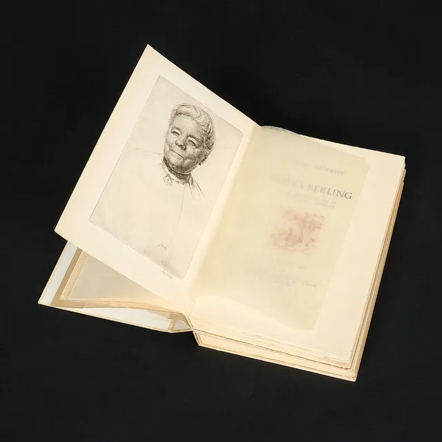 SELMA LAGERLÖF. 1858-1940. Gösta Berling par Selma Lagerlöf, Librairie Fritzes, Stockholm, 1937, signerat och numrerat exemplar.