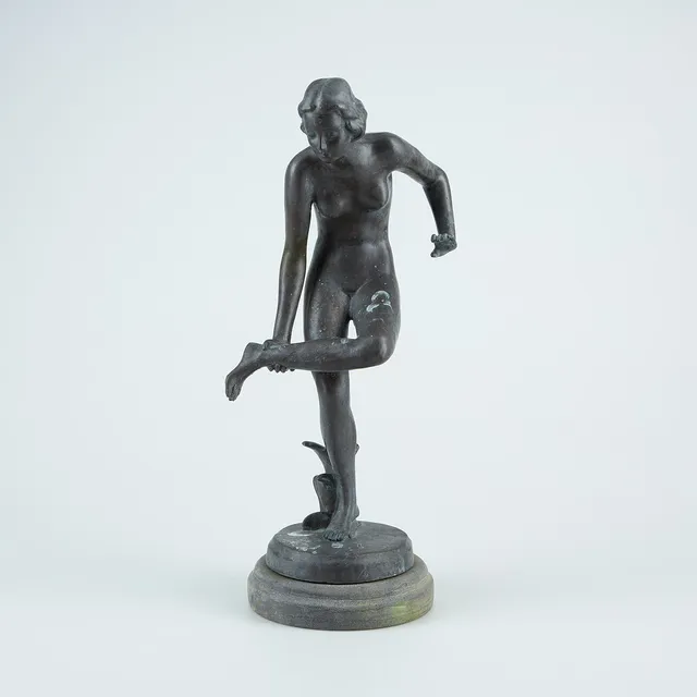 OTTO POERTZEL (1876-1963). EFTER. Dansös, bronsskulptur märkt A7132.