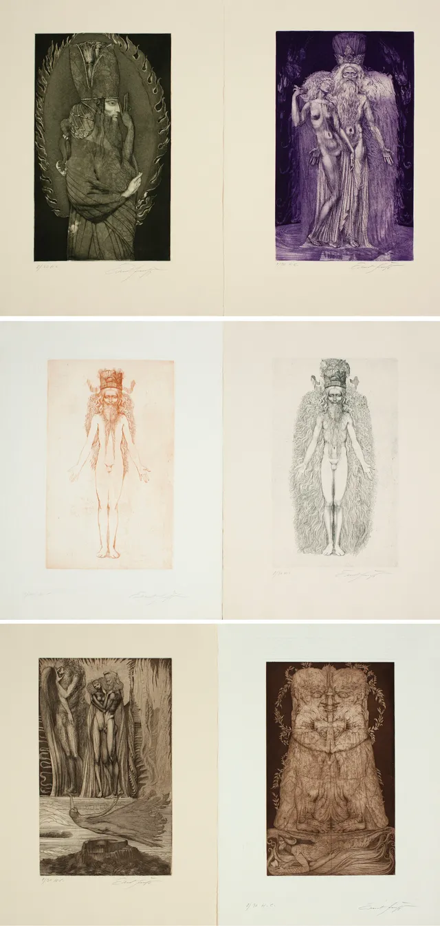 Fuchs, Ernst — "Kabbalah" 1978