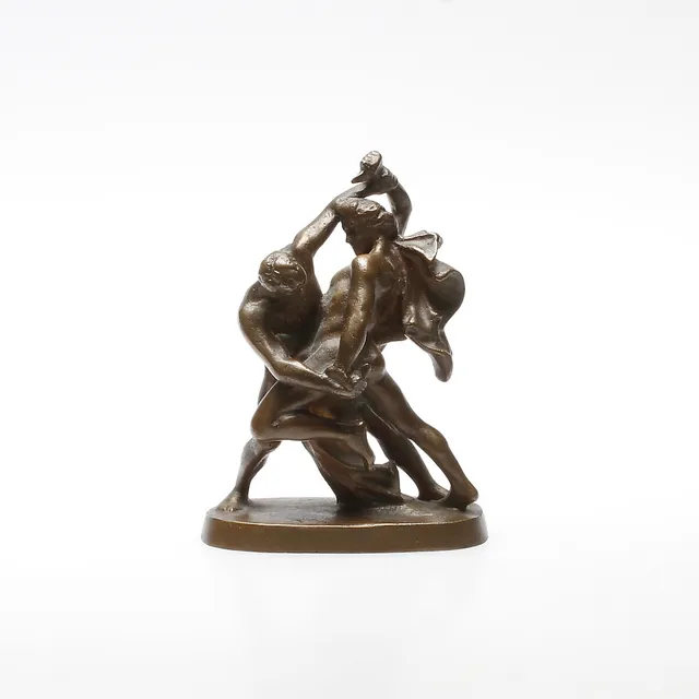OIDENTIFIERAD KONSTNÄR. Skulptur, brons, gjutarstämpel Herman Bergman fud.