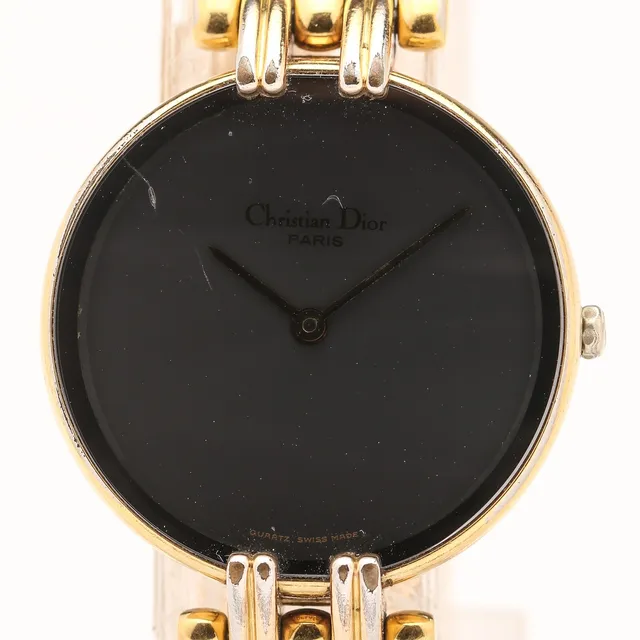 0900-30170-00019-23 - Christian Dior. Damearmbåndsur i forgyldt stål