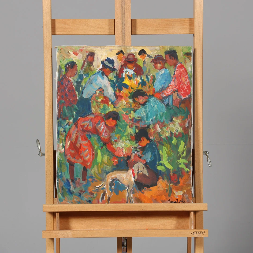 BENGTOLLE OLDINGER. OLJA PÅ DUK, signerad. — Paintings — Borås Auktionshall