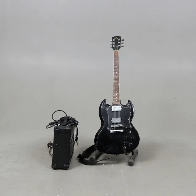 ELGITARR, SX och FÖRSTÄRKARE, gear4music S15A.