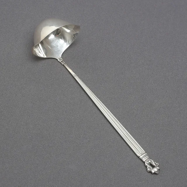 JOHAN ROHDE. slev, silver, modell "Acorn" / "Konge", Georg Jensen, Danmark.