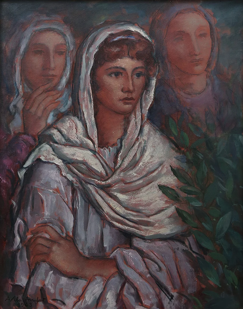 ANTONI VILA ARRUFAT. "Estudi per una composició". — Paintings — Balclis