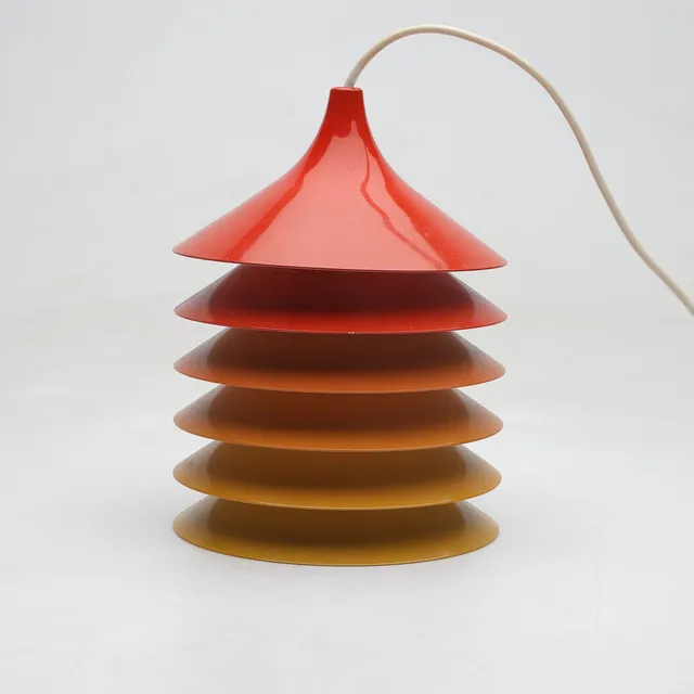 BENT BOYSEN. Taklampa, plåt, "Duett" Ikea, 1970/80-tal.