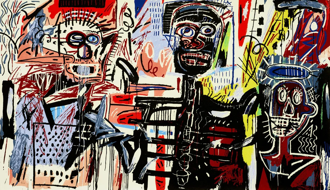 RICHARD RYAN (FÖDD 1974). "Hommage à Basquiat", signerad, numrerad 5/10, pigmentutskrift på fineartpapper. — Engravings & Prints — Crafoord Auktioner Stockholm