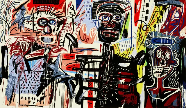 RICHARD RYAN (FÖDD 1974). "Hommage à Basquiat", signerad, numrerad 5/10, pigmentutskrift på fineartpapper.