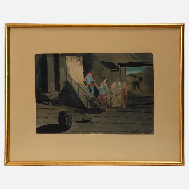 IVAR AROSENIUS. Figurscen.