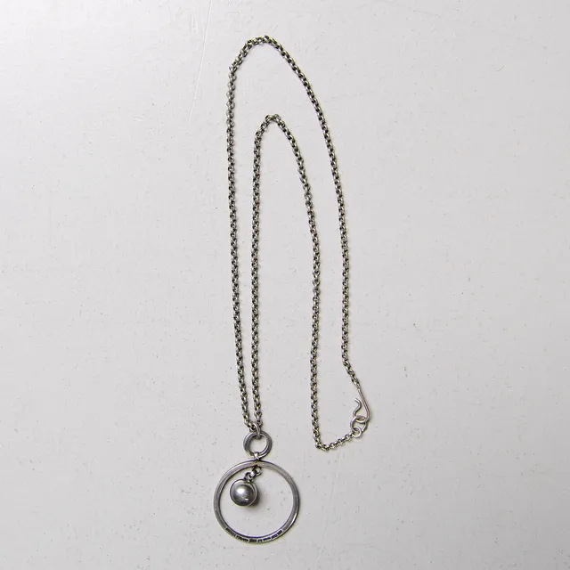 KAIJA AARIKKA. hänge & kedja, silver, Finland, 1966.