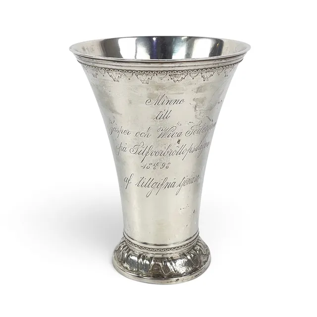 POKAL, silver, GAB, Stockholm, 1896.