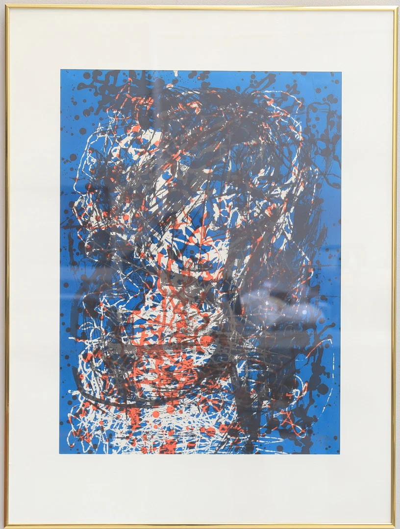 ASGER JORN. Litografi ur "Jubileumssviten" signerad och numrerad 19/50, daterad 63. — Engravings & Prints — Gomér & Andersson Nyköping
