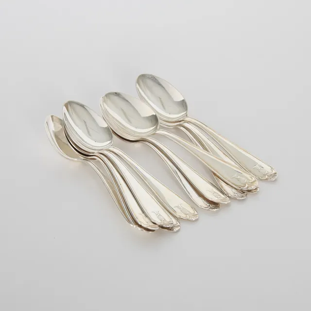 TESKEDAR "Vasa", 12 st, silver, 1960/70-tal.