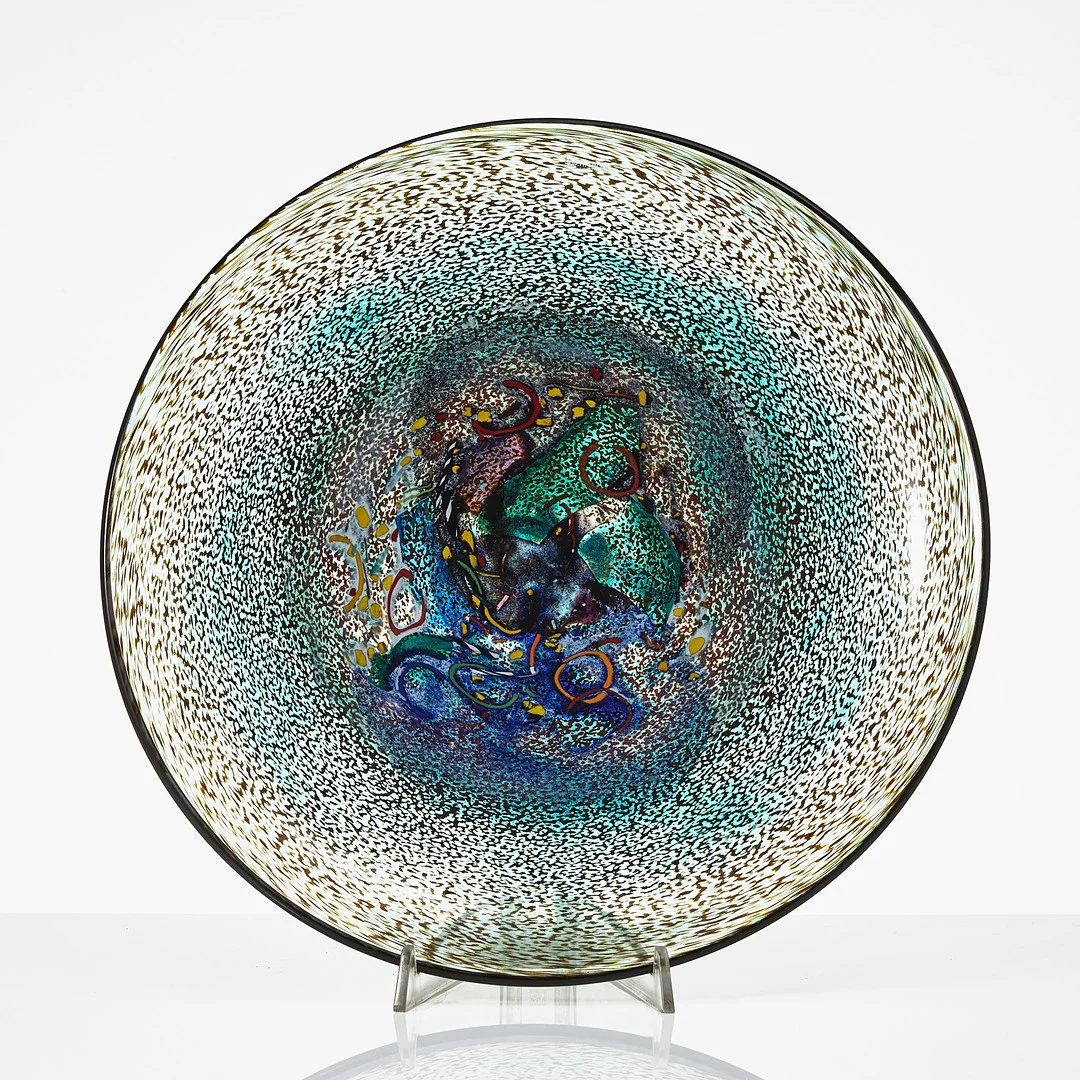 BERTIL VALLIEN. Fat, Kosta Boda Artist Collection, signerad B Vallien 79321. — Art glass — Stockholms Auktionsverk Magasin 5