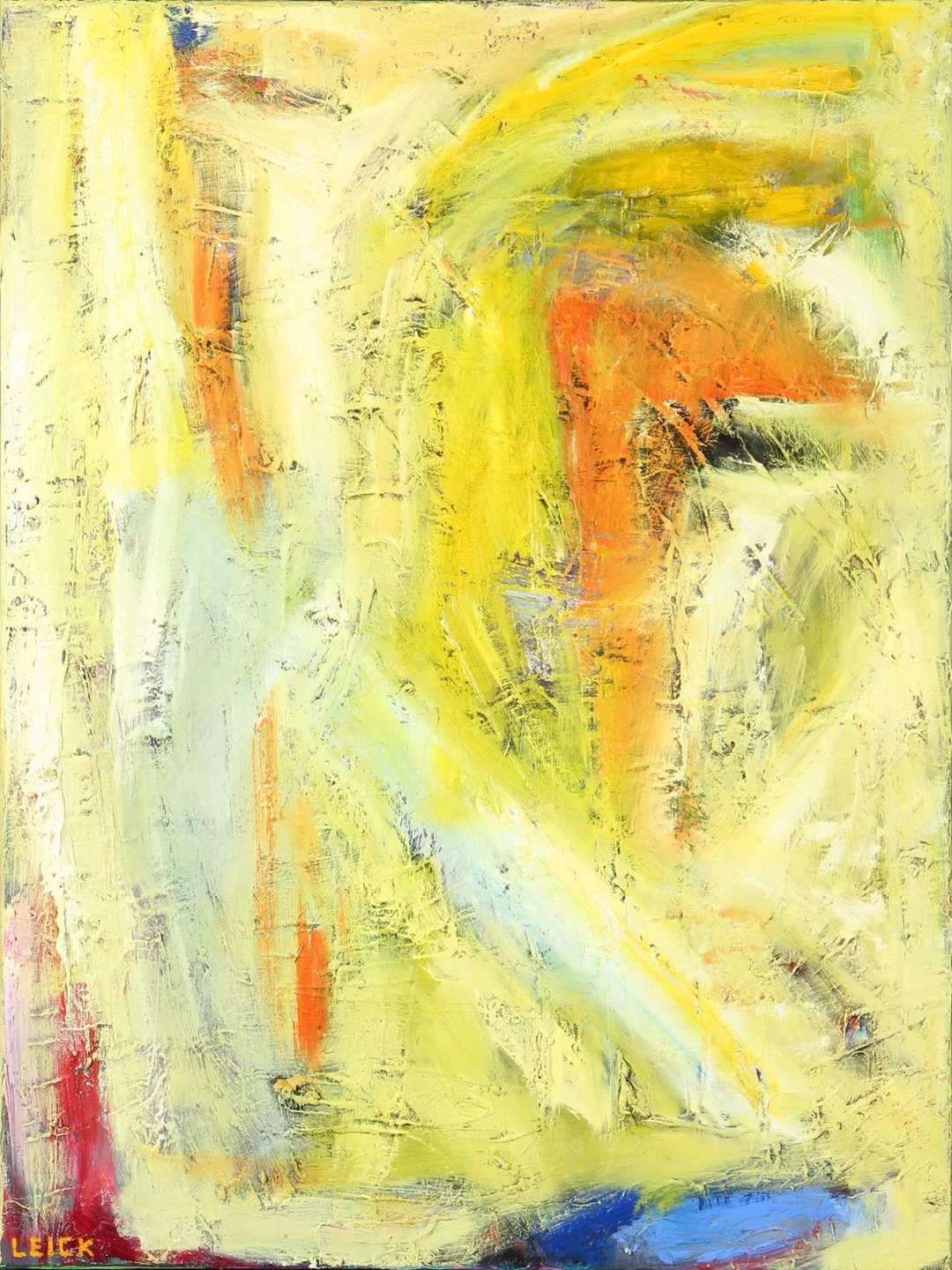 Erling Leick. 'Sun Wall' oil on canvas — Paintings and sculptures/Modern pictorial arts — Lauritz