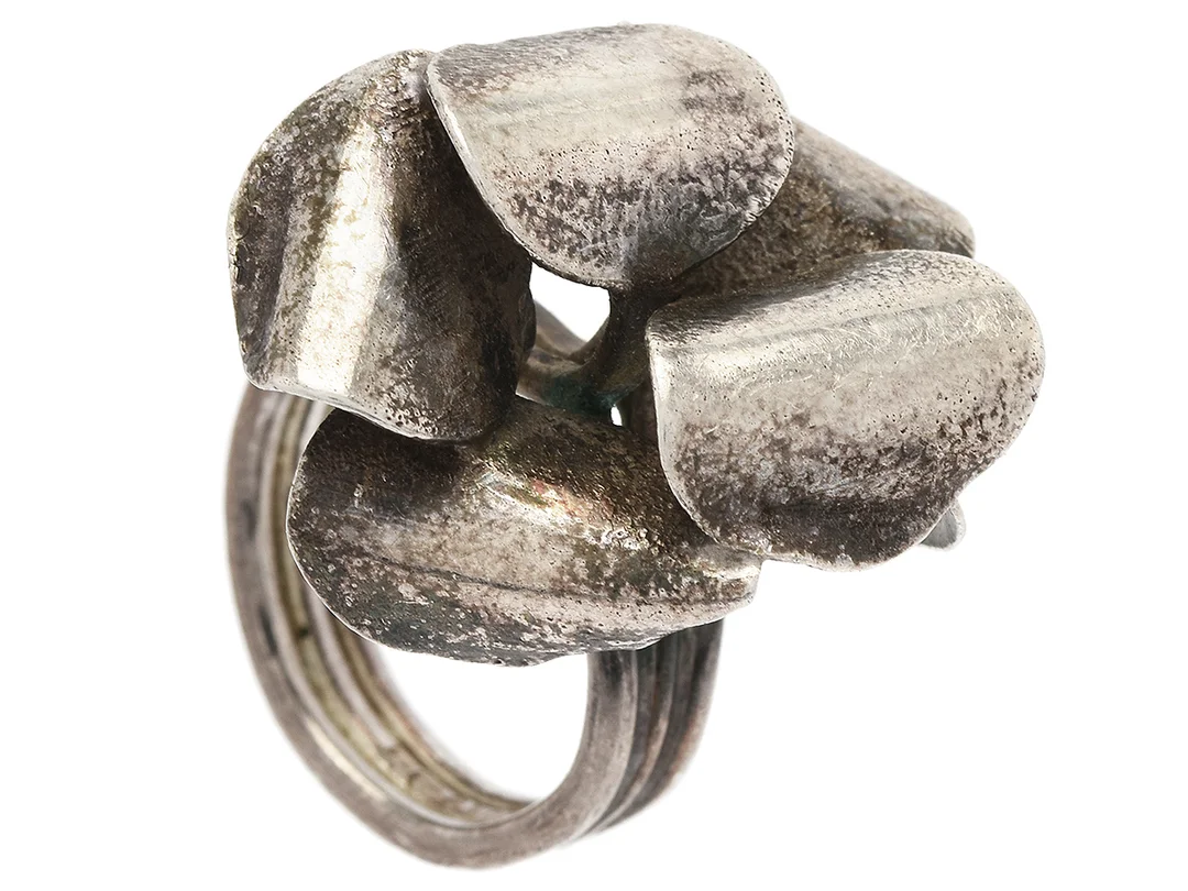 ROBBERT, ring, silver, Silversmedjan Trosa Kvarn 1972, stl 15,75 mm, vikt 8,0 g. — Smycken/Ring — Kaplans
