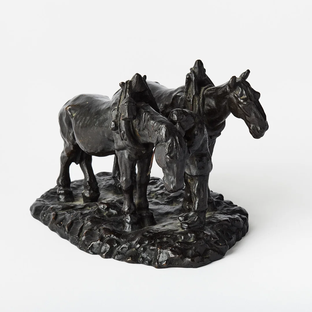 CARL MILLES. "Efter dagens arbete". — Sculptures & Bronzes — Stockholms Auktionsverk Fine Art