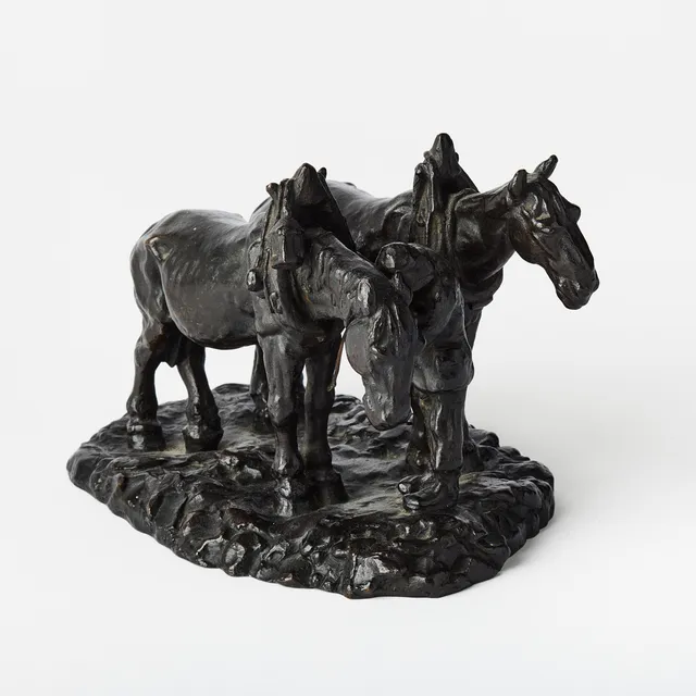 CARL MILLES. "Efter dagens arbete".