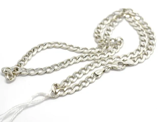 Halskedja, Pansar silver S925 55cm 25,1g