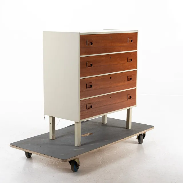 BYRÅ, 4-lådig, teak, 1960/70 - tal.