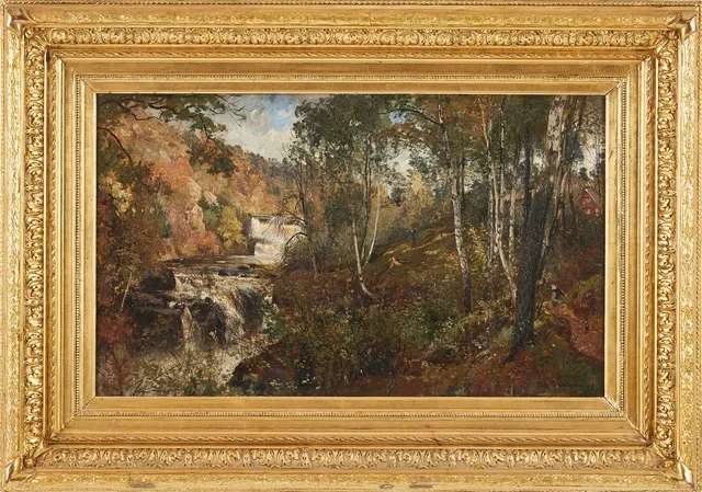ALFRED WAHLBERG. Porlande bäck.