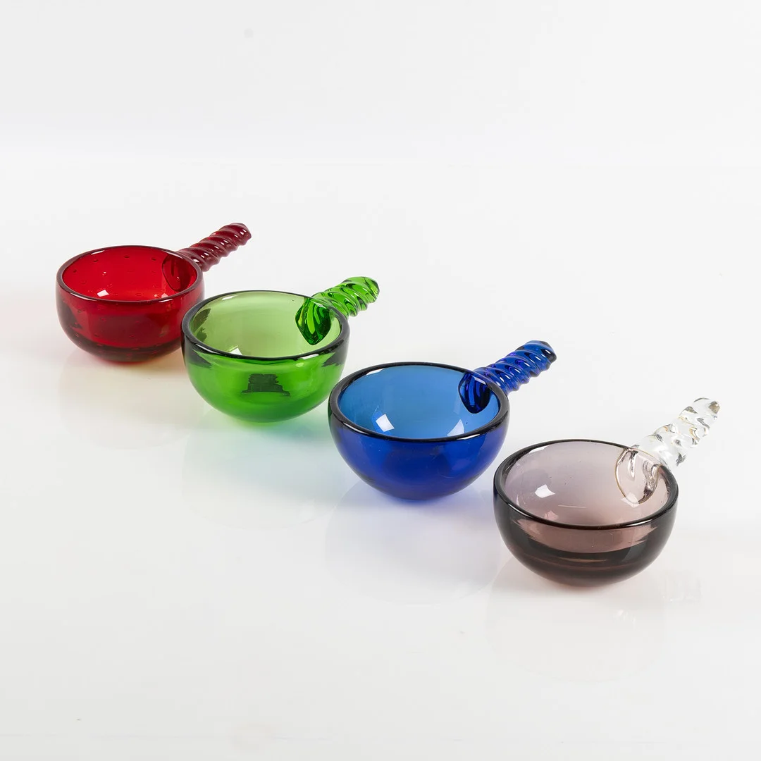 MONICA BRATT. Askfat "B162", 4st, Reijmyre. — Utility glass — Stockholms Auktionsverk Helsingborg