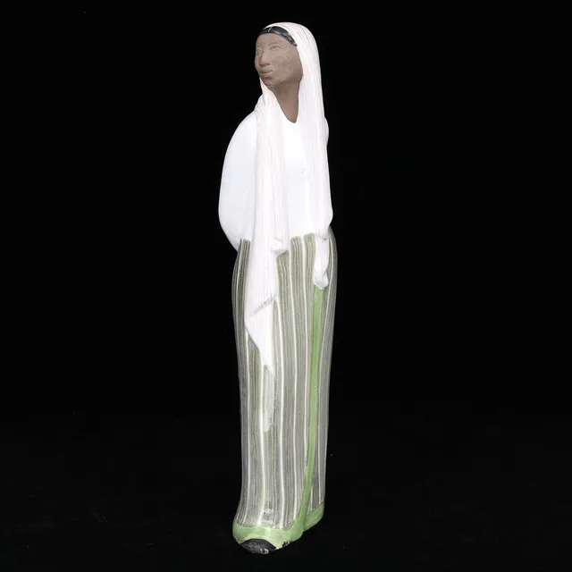 MARI SIMMULSON. Figurin, lergods, signerad, Upsala Ekeby.