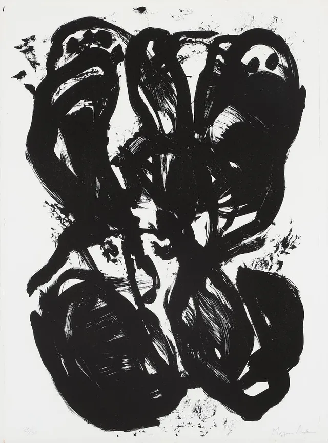 Untitled. Signed by Mogens Andersen, 20/50. Lithograph. Sheet size 76×56.5 cm. Unframed.