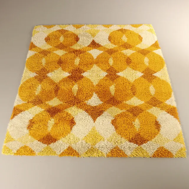 RYAMATTA, 235 x 170 cm, 1960-tal.