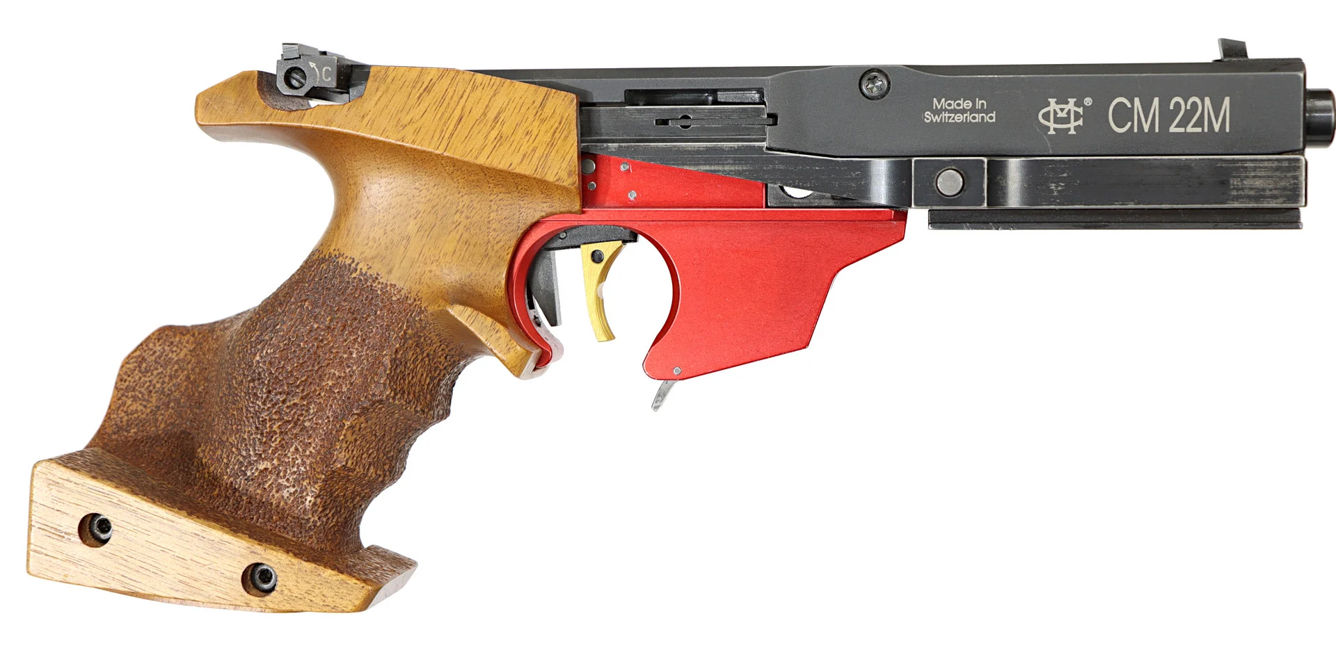 PISTOL, fabrikat Morini, modell CM 22M, kaliber .22lr, tillv.nr 00050, se-nr SE1320099. — Pistols — Walter Borg