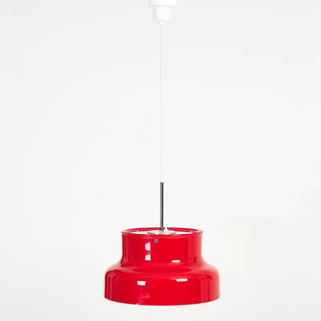 ANDERS PEHRSON. Taklampa, "Bumling", Ateljé Lyktan, Åhus, etikettmärkt.
