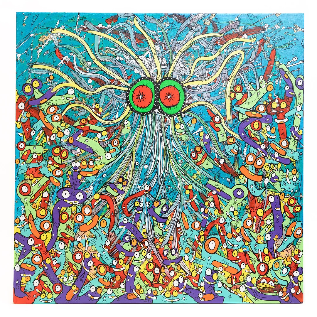 VHILO H PERSSON. Akryl på duk, signerad och daterad 2018. — Paintings — Stockholms Auktionsverk Göteborg
