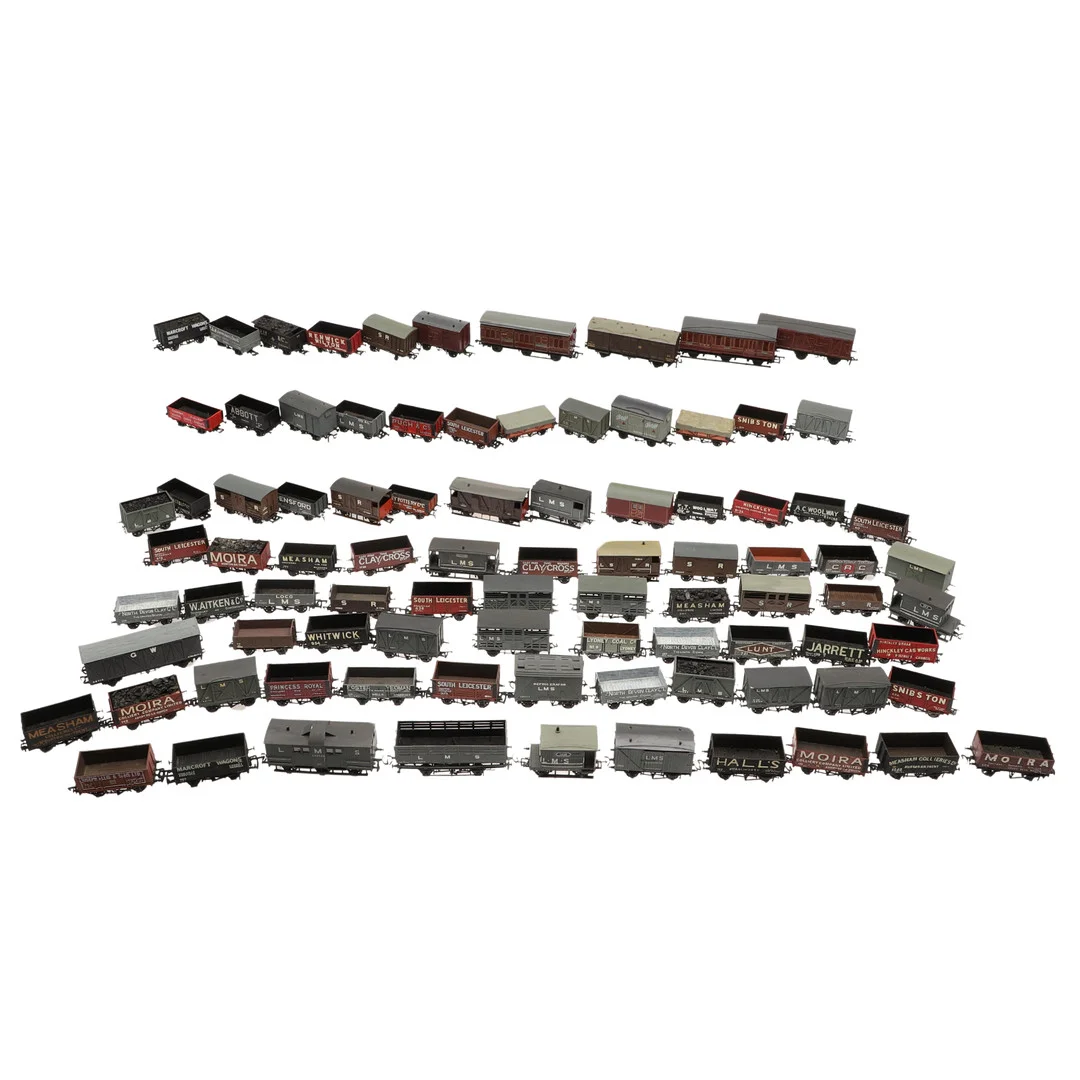 COLLECTION OF KIT BUILT WAGONS & VANS - OO GAUGE. — Toys — Lawrences Auctioneers