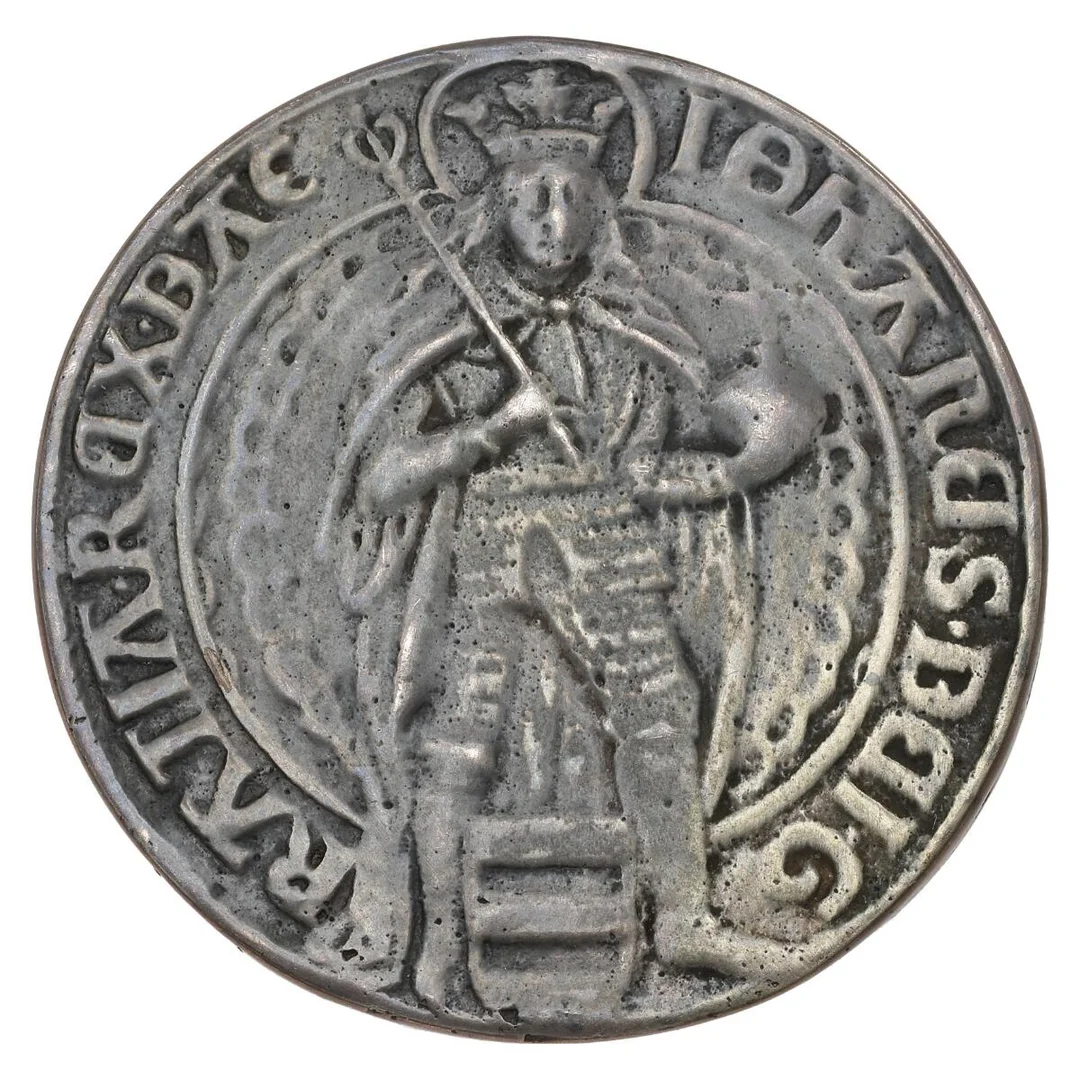 Hans, 1481–1513, sølvgylden nd, cast copy, Sieg 2, Galster 253 — Coins, Medals & Banknotes/Denmark/Hans, 1481–1513 — Bruun Rasmussen