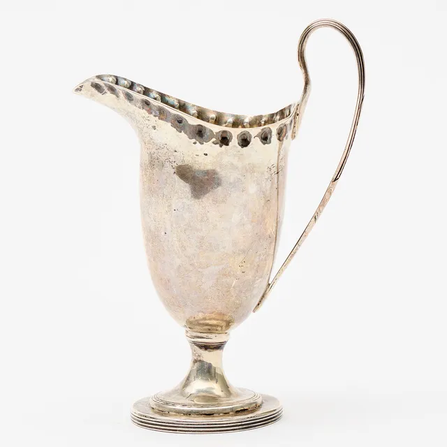 GRÄDDKANNA. Silver, William Bateman I, London England, George IV, 1825.