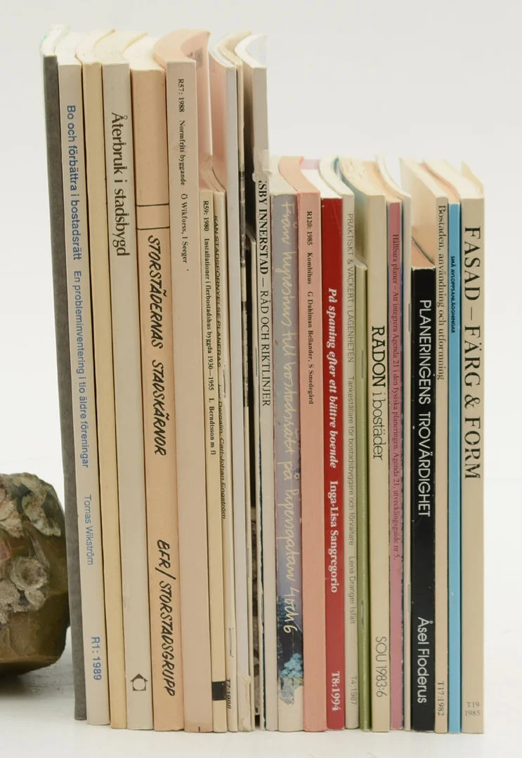 Arkitektur, Bostäder i staden. , 25 volymer. — Books — Connoisseur Bokauktioner