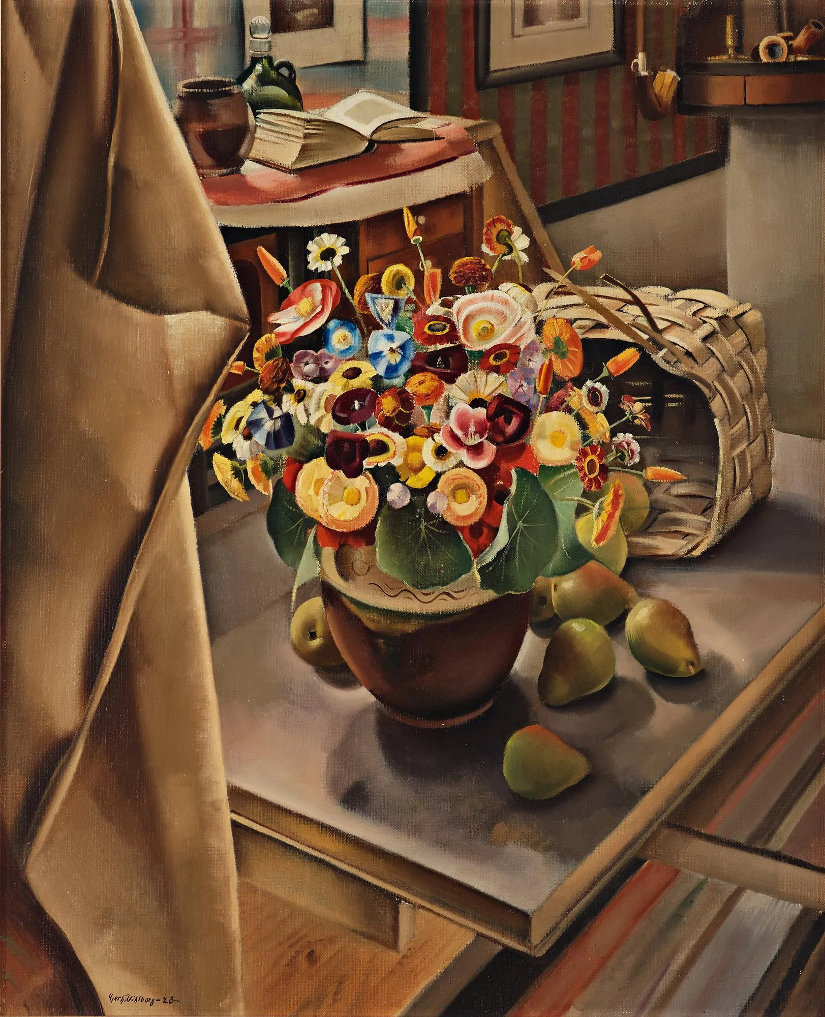 Gerhard Wihlborg, Stilleben med blommor. — Bukowskis