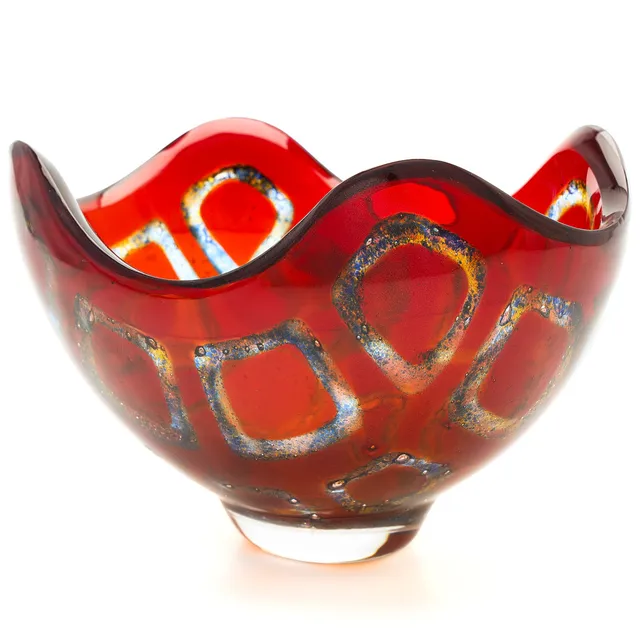 SVEN PALMQVIST. skål, "Ravenna", höjd 16 cm, signerad Orrefors, Sweden, Ravenna 155, Sven Palmqvist, 1951.