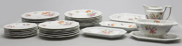 MATSERVISDELAR, 29 delar, modell Maria. Rosenthal.