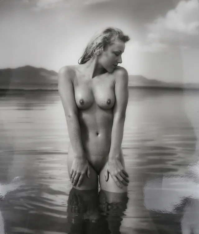 ANDRÉ DE DIENES. Efter. Silver gelatin print, "Nude".