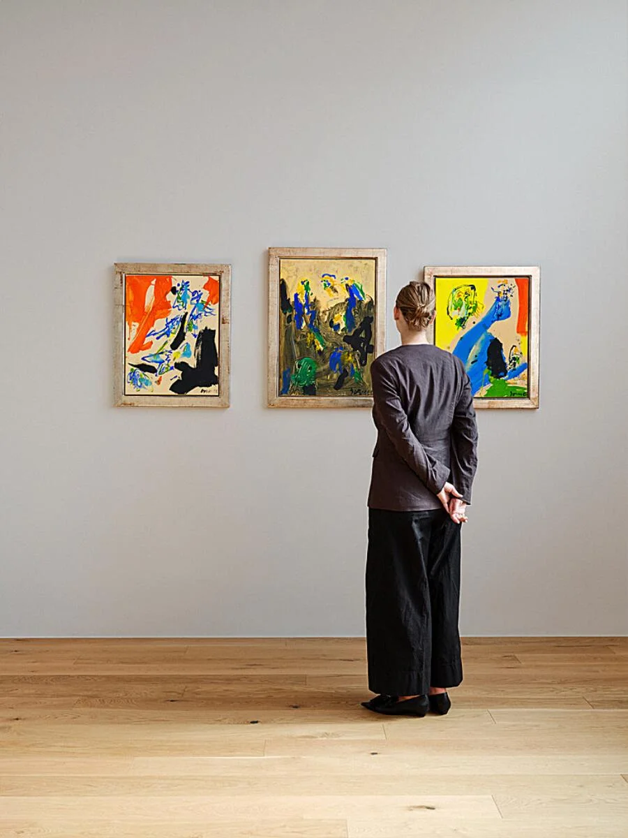 Untitled, executed in Havana, Cuba January 1968. Signed Jorn 68. Acrylic on paper laid down on canvas. 64×50 cm. — Modern Paintings/CoBrA — Bruun Rasmussen