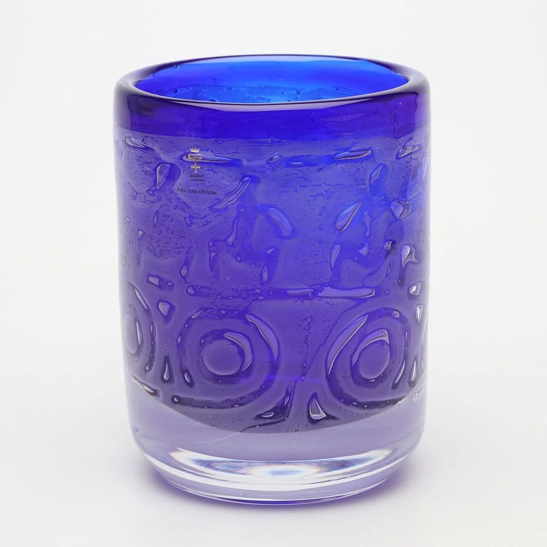 BENGT EDENFALK. VAS, glas, "Thalatta", Skruf. — Art glass — Borås Auktionshall