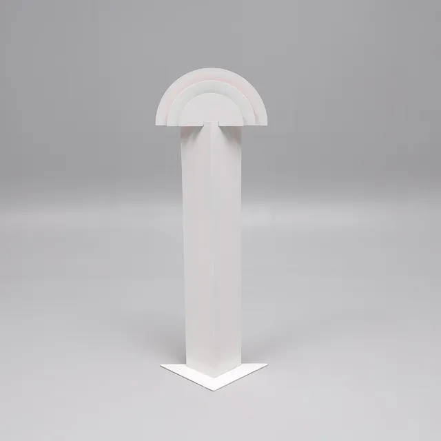 OLLE ANDERSON. "No Neon", golvlampa, 1980-tal, för Boréns.