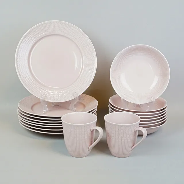 LOUISE ADELBORG, Swedish Grace, servisdelar, 18 delar, Rörstrand, 2000-tal.