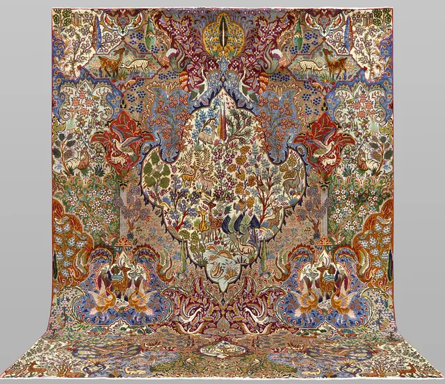 MATTA. Figural, Kashmar, ca 388 x 294 cm.