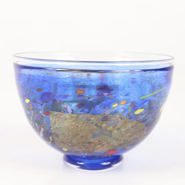 BERTIL VALLIEN. Skål, "Satellite", glas, Kosta Boda, signerad.