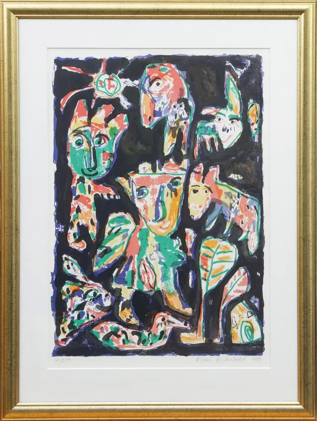 BJÖRN BJÖRNHOLT. LITO, signerad, 1999.