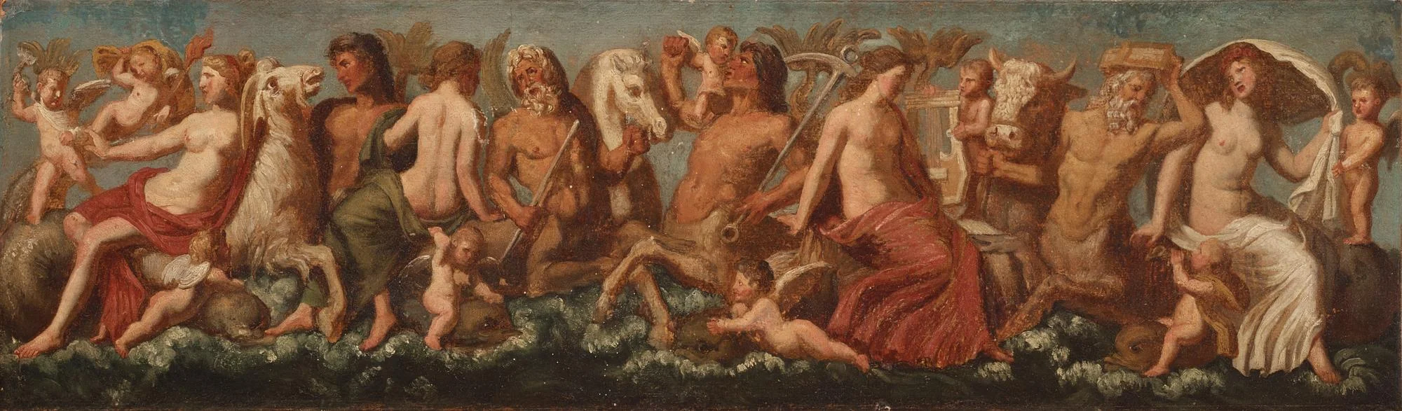 Louis Masreliez, hans art, Fris med kentaurer/överstycke. — Bukowskis